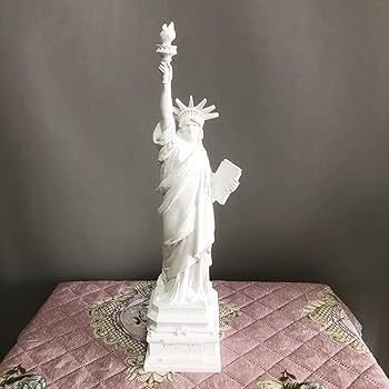 Amazon.co.jp: 樹脂自由の女神像モデル置物装飾屋内家の装飾用